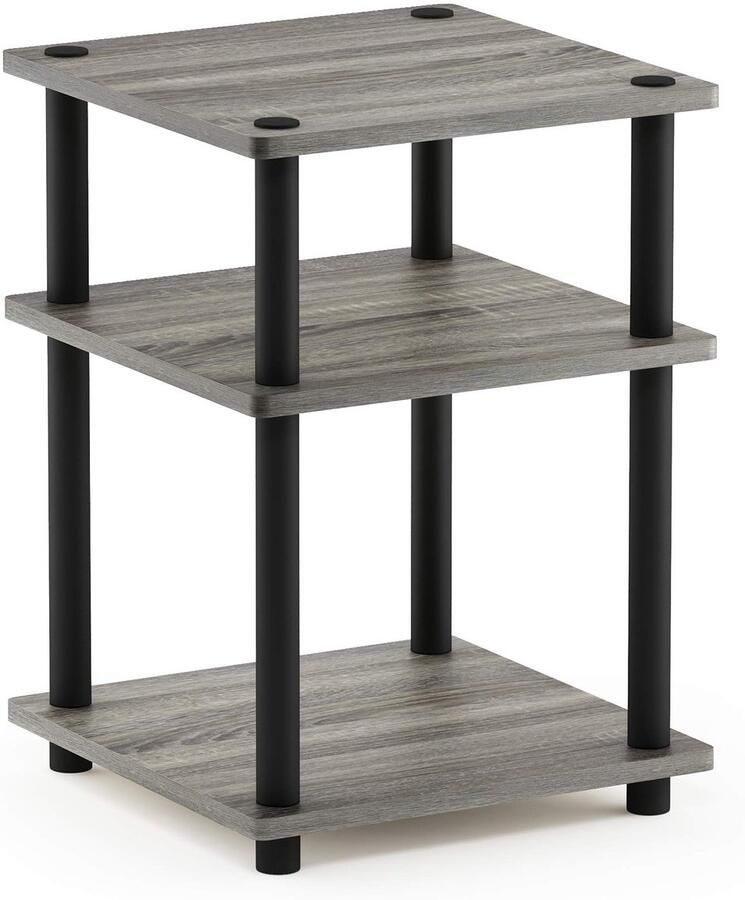 Ibenzoa Stijlvol en veelzijdig houten rek met drie niveaus voor elke kamer