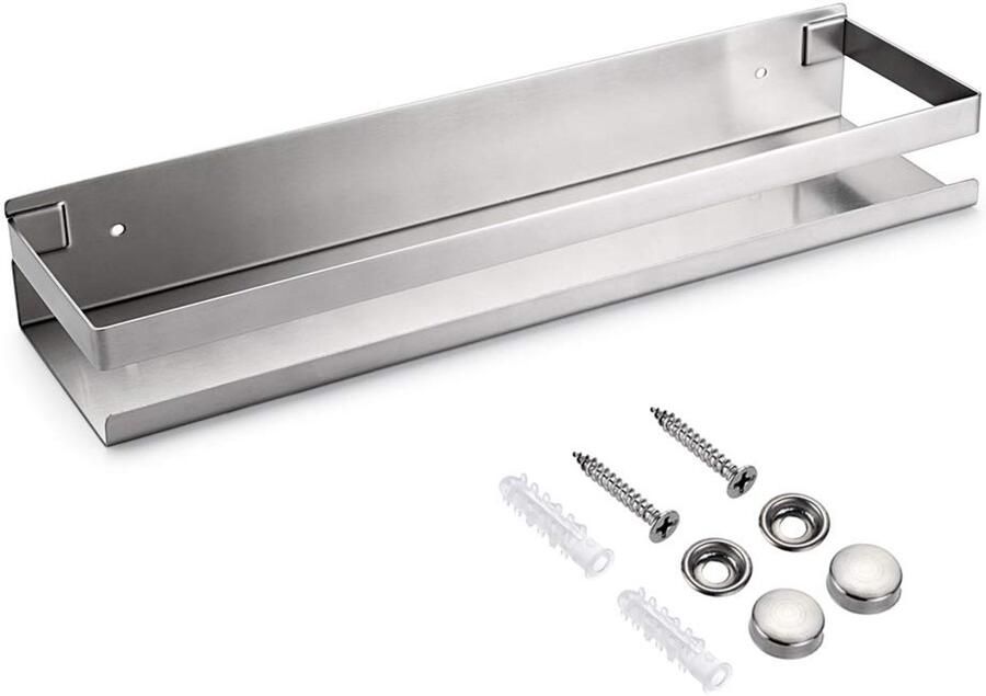 Ibenzoa Stijlvol wandrek van roestvrij staal voor badkamer en keuken