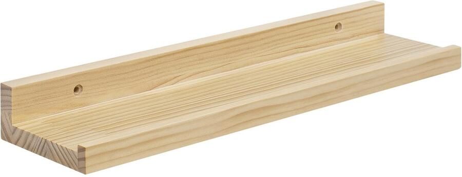 Ibenzoa Stijlvol zwevend houten wandrek voor veelzijdige opbergoplossingen thuis