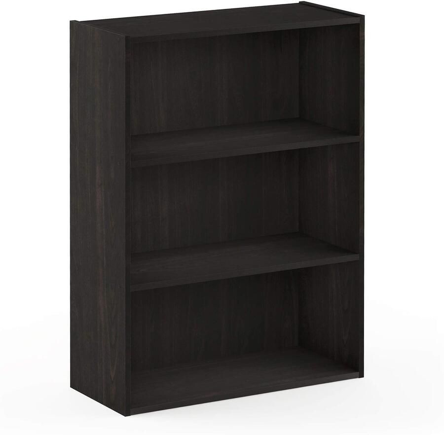 Ibenzoa Stijlvolle en Functionele 3-Lagen Open Boekenkast voor Elk Interieur