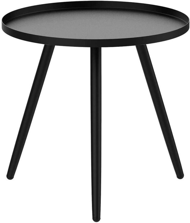 Ibenzoa Stijlvolle en Functionele Metalen Bijzettafel voor Woonkamer Slaapkamer en Kantoor