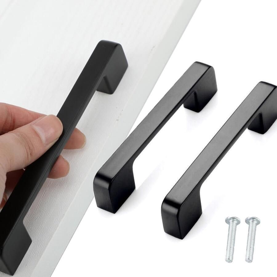 Ibenzoa Stijlvolle en Functionele Zwarte Meubelgrepen Set voor Interieurtoepassingen
