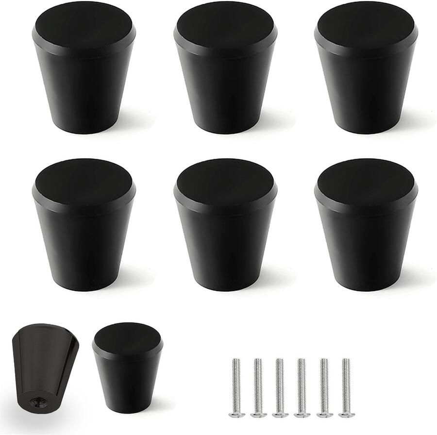 Ibenzoa Stijlvolle en Moderne Zwarte Meubelknoppen voor Interieurstijlen