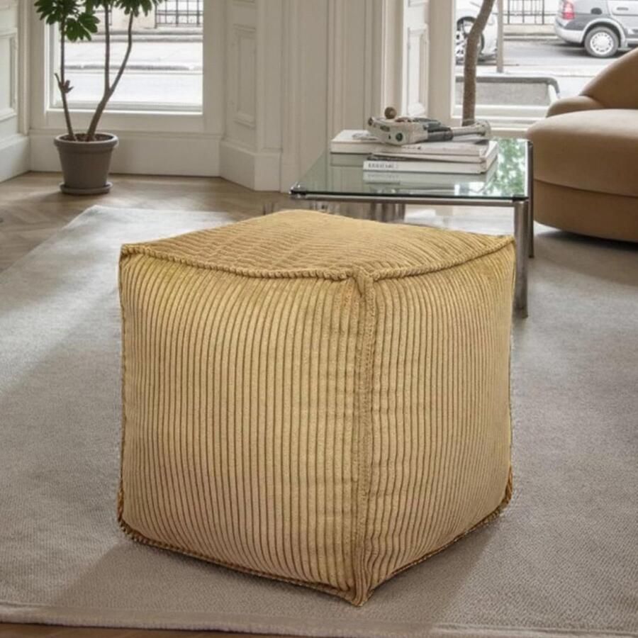 Ibenzoa Stijlvolle en multifunctionele opberghocker voor binnen en buitengebruik