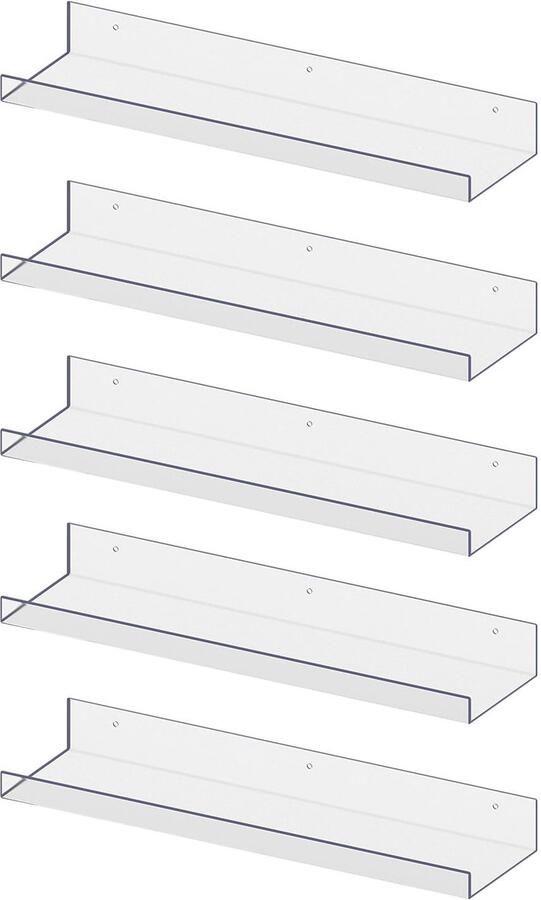 Ibenzoa Stijlvolle en Ruimtebesparende Wandplankenset voor Keuken Badkamer en Woonkamer
