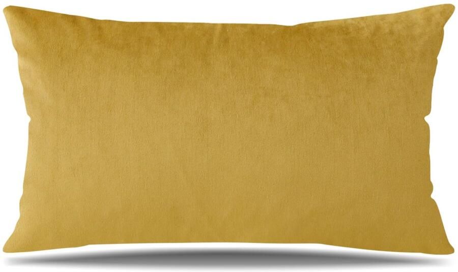 Ibenzoa Stijlvolle fluwelen kussensloop in goudkleur voor bank of slaapkamer