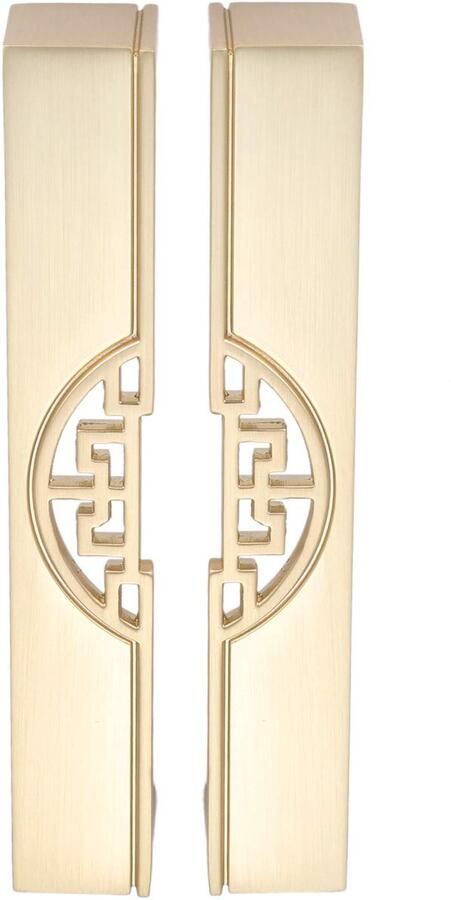 Ibenzoa Stijlvolle gouden meubelgrepen van zinklegering voor kasten en lades set van 2 stuks