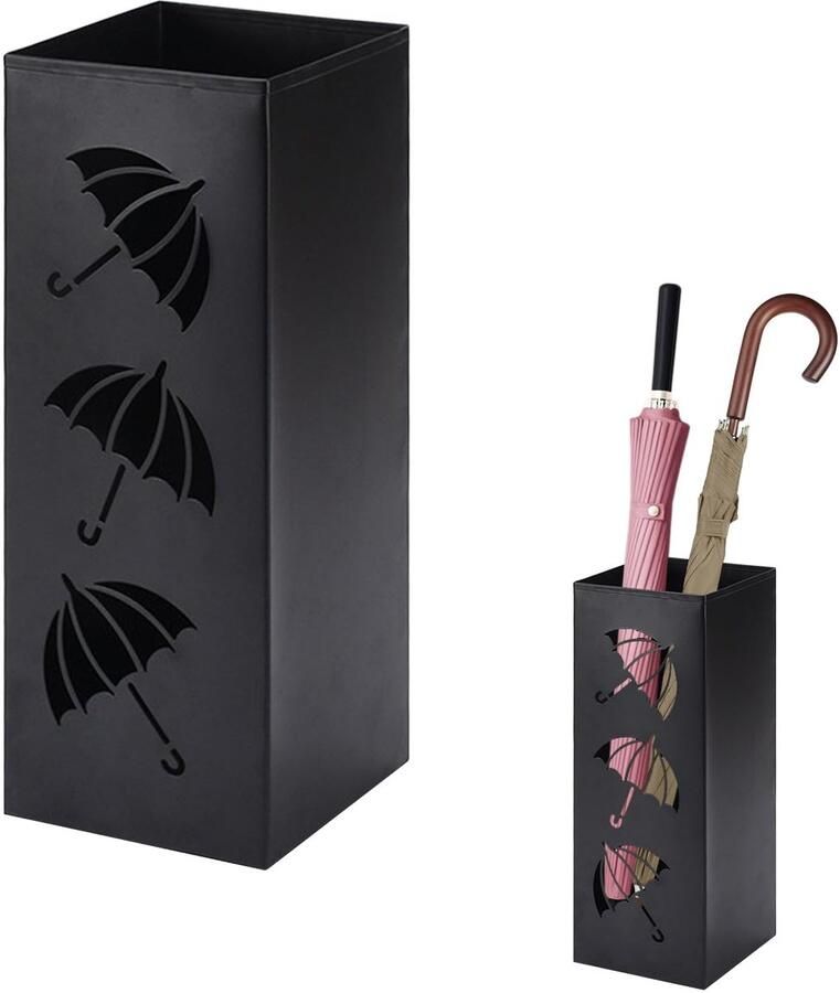 Ibenzoa Stijlvolle Metalen Parapluhouder voor Thuis Kantoor en Hotelgebruik