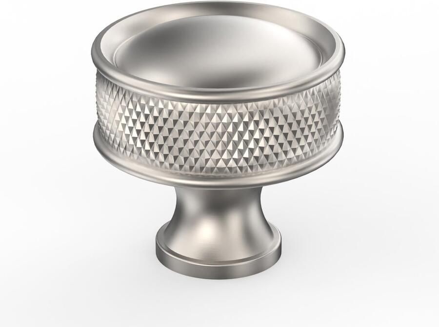 Ibenzoa Stijlvolle Set Van 10 Geborsteld Nikkel Meubelknoppen Voor Toepassingen