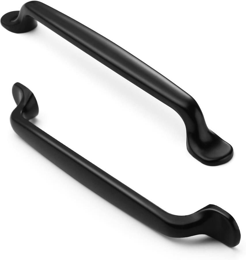 Ibenzoa Stijlvolle Zwarte Kast- en Ladegrepen Set van 10 voor Moderne en Retro Interieurs