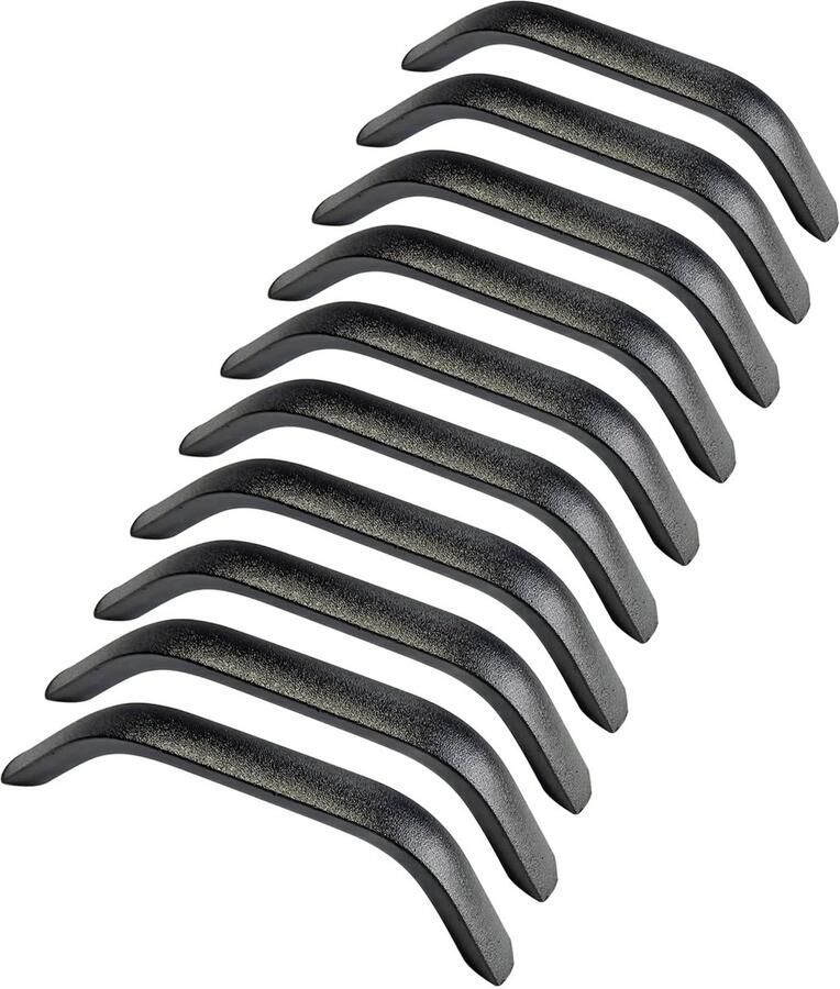 Ibenzoa Elegante Zwarte Deur- en Kastgrepen Set van 20 voor Keuken en Meubels