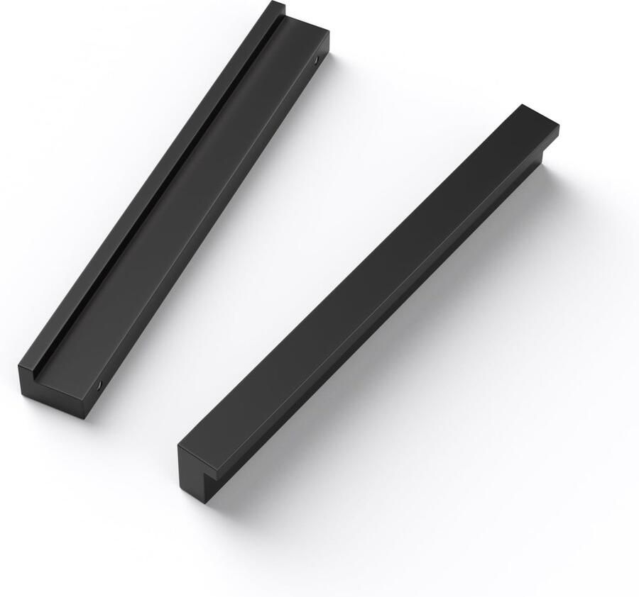 Ibenzoa Stijlvolle Zwarte Meubelgrepen voor Toepassingen Set van 2 Stuks Gatafstand 128 mm