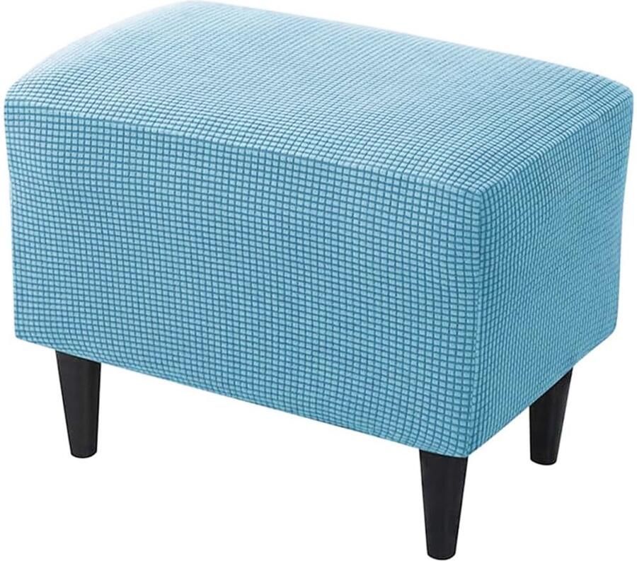 Ibenzoa Stretchbare en Wasbare Krukhoes voor Rechthoekige en Vijfzijdige Ottomaanse Voetenbank