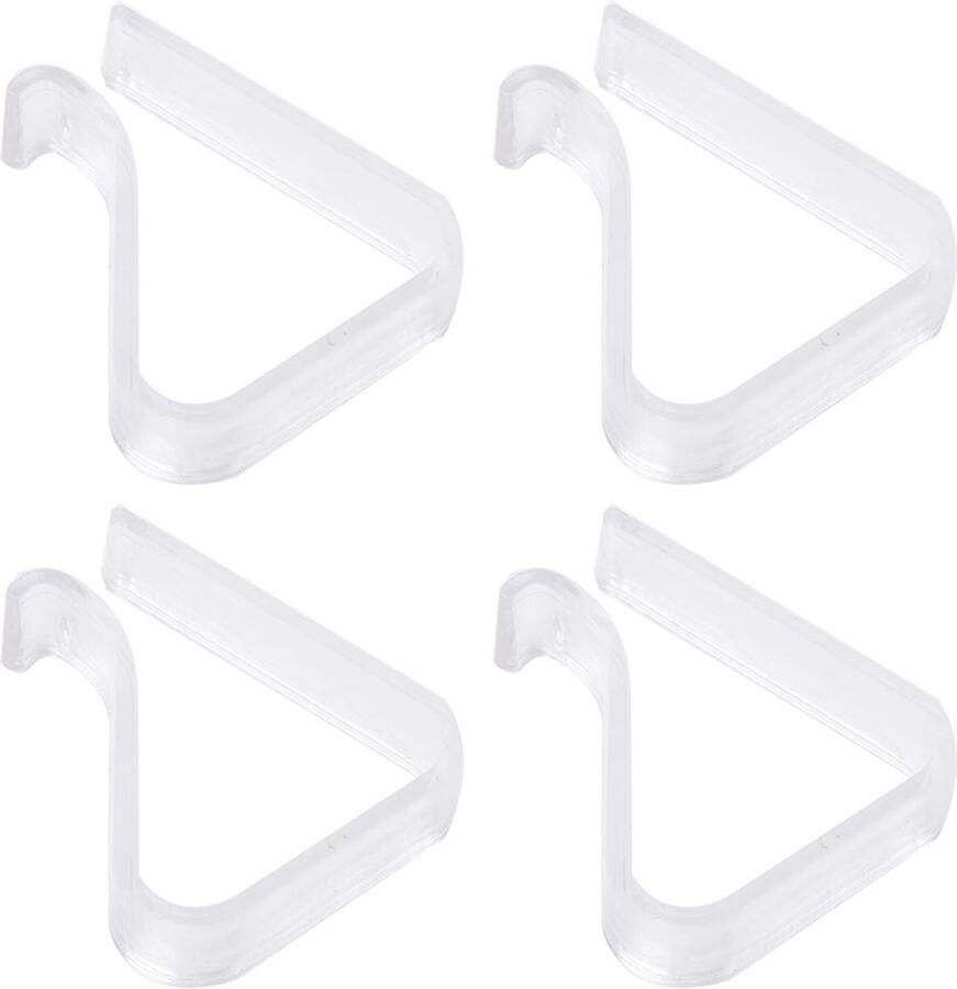 DIAONIAN 4 stuks tafelklemmen tafelkleedklemmen tafelklemmen voor tuintafels tafelkleedhouders tafelkleedklemmen PP-kunststof voor tafels van 2-3 5 cm dik 5 1 x 4 1 cm