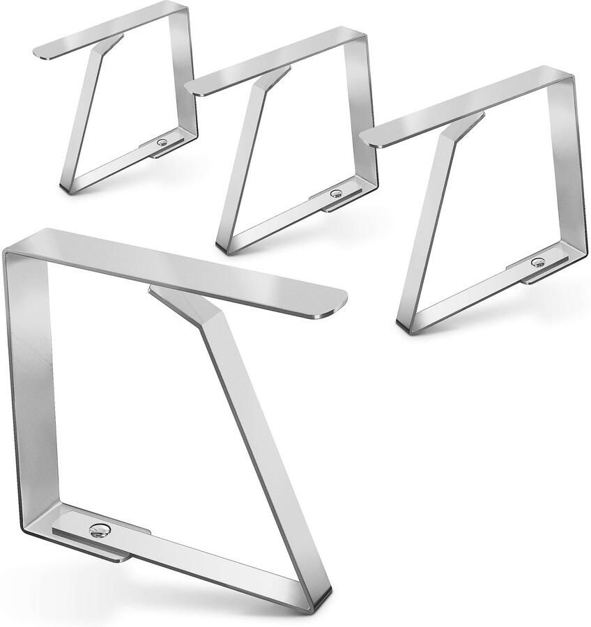 Ibenzoa Tafelkleedklemmen Set van 4 voor Binnen- en Buitengebruik met Flexibele Pasvorm