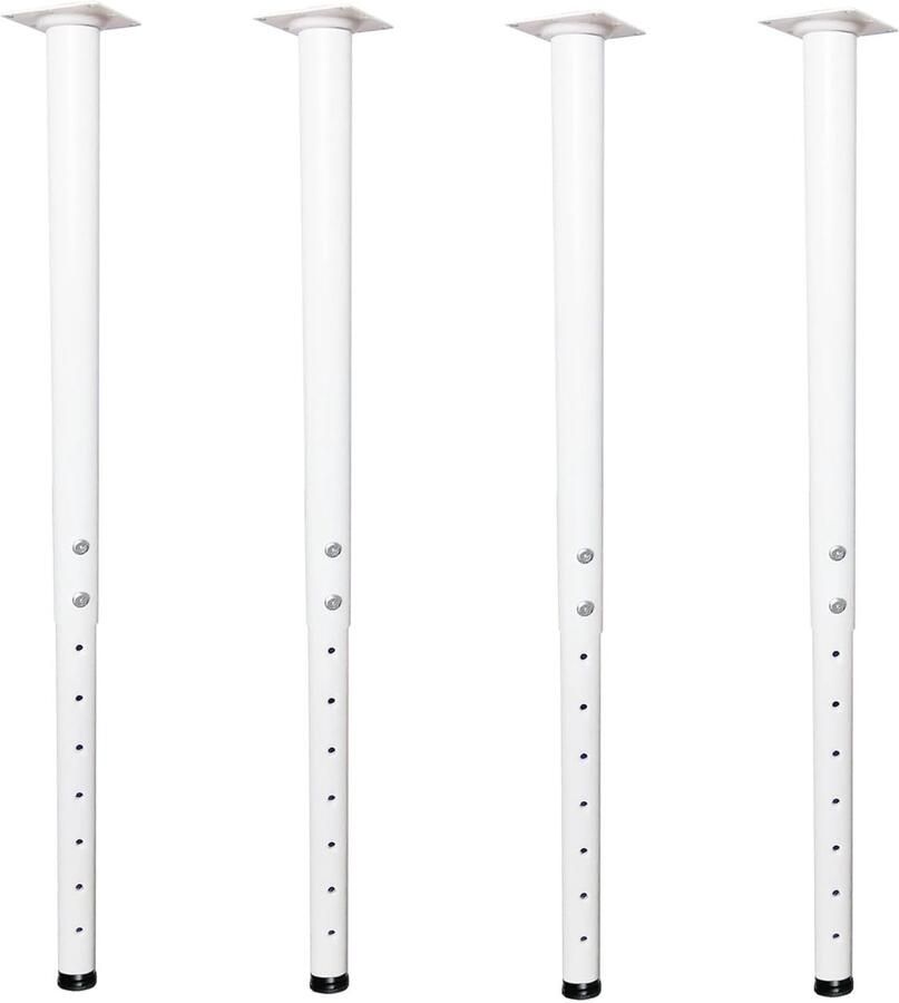 Ibenzoa Tafelpoten van metaal in hoogte verstelbaar ideaal voor doe-het-zelf meubels en tafels