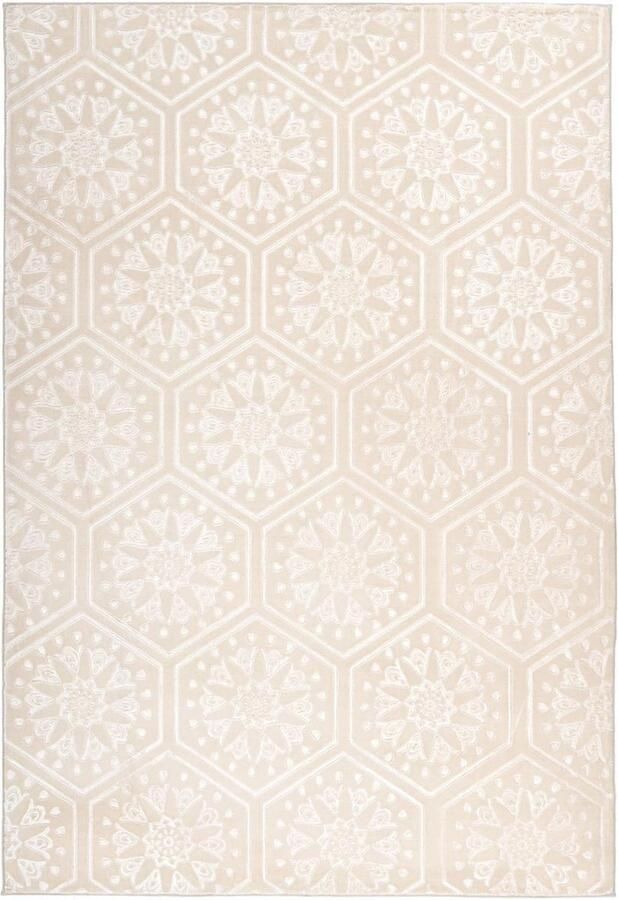 Ibenzoa Textielvloer met Drie-Dimensioneel Bloemmotief Duurzame en Stijlvolle Afwerking