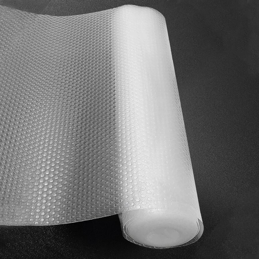 Ibenzoa Transparante Antislip Lademat voor Keuken Kast en Koelkast met Flexibel EVA Materiaal