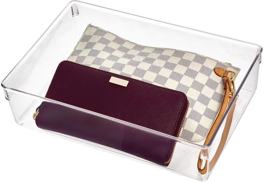 Ibenzoa Transparante opbergorganizer voor kast badkamer en kantoor