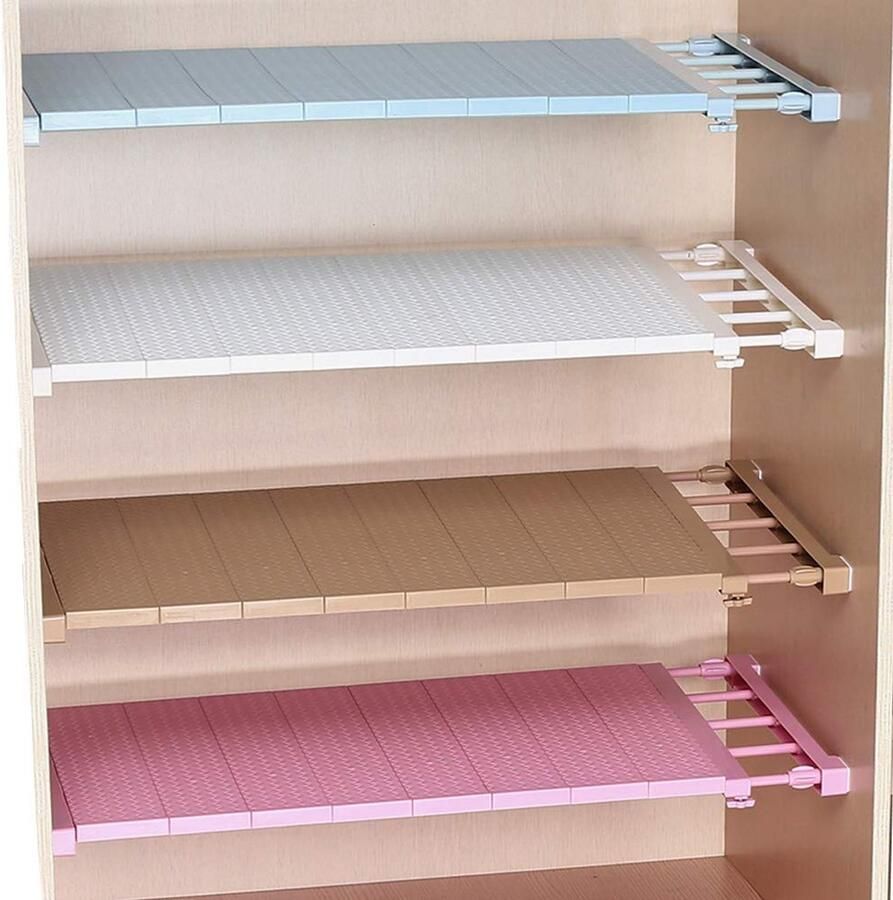 Ibenzoa Uitschuifbaar garderobesysteem zonder boren voor veelzijdig gebruik