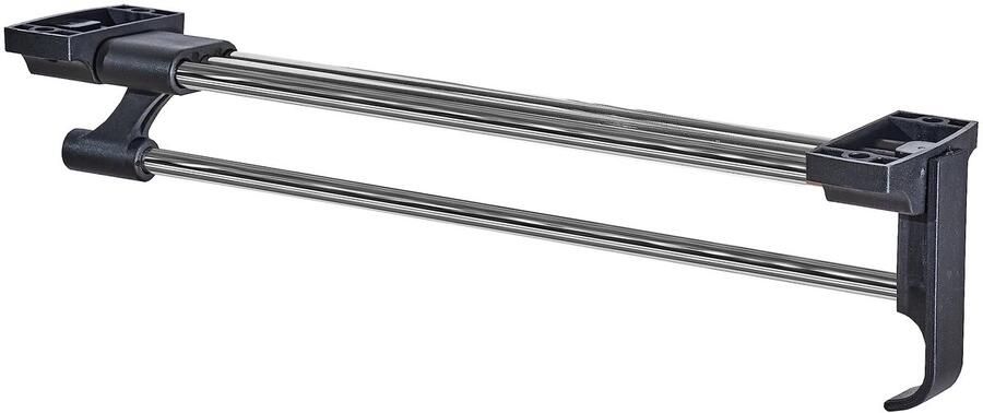 Ibenzoa Uittrekbare en Verstelbare Kledingstang voor Optimaal Gebruik van Kast- en Opbergruimte