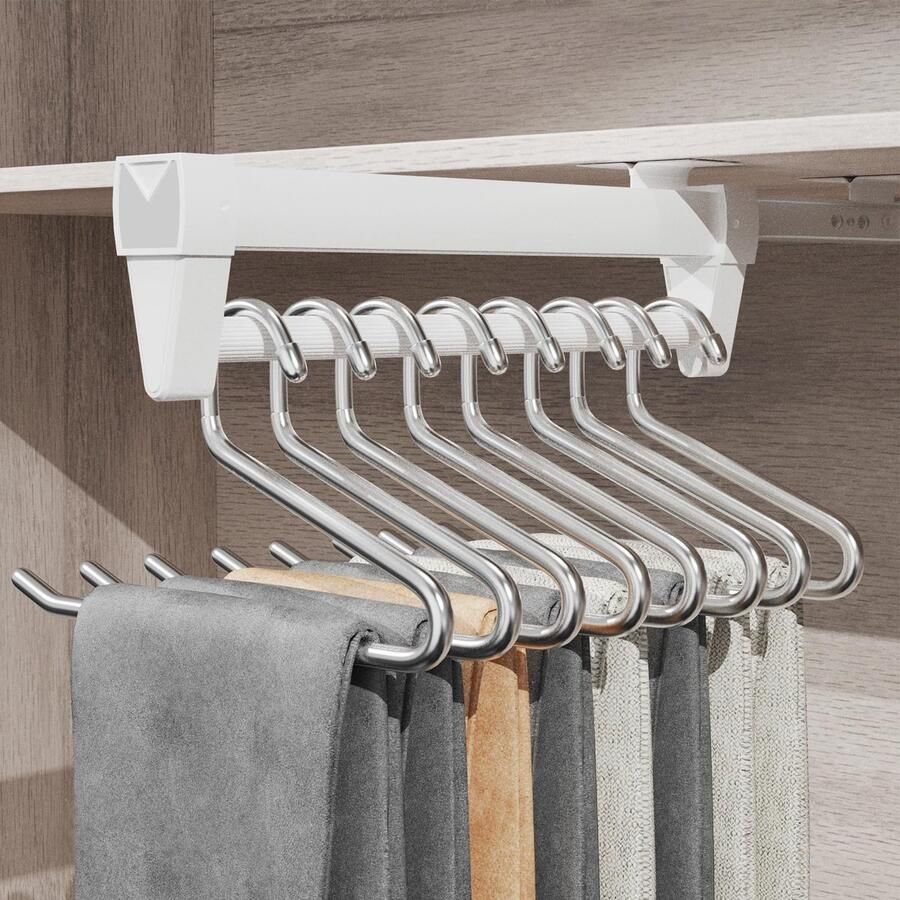 Ibenzoa Uittrekbare kledingstang voor ruimtebesparing in kledingkasten