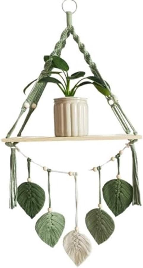 Ibenzoa Unieke Boho macramé wanddecoratie in natuurlijke stijl perfect voor elke kamer in huis