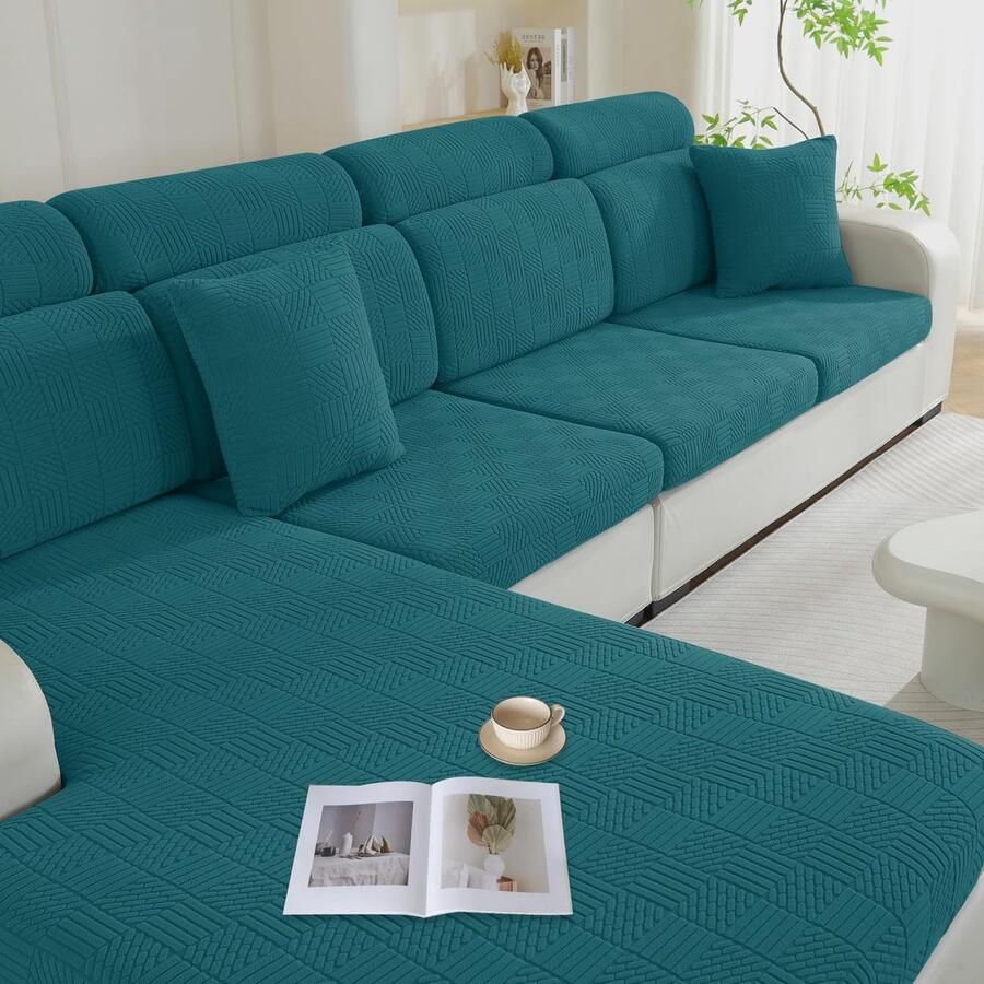 Ibenzoa Universele Elastische Bankhoes voor Bescherming en Stijl in Donkergroen