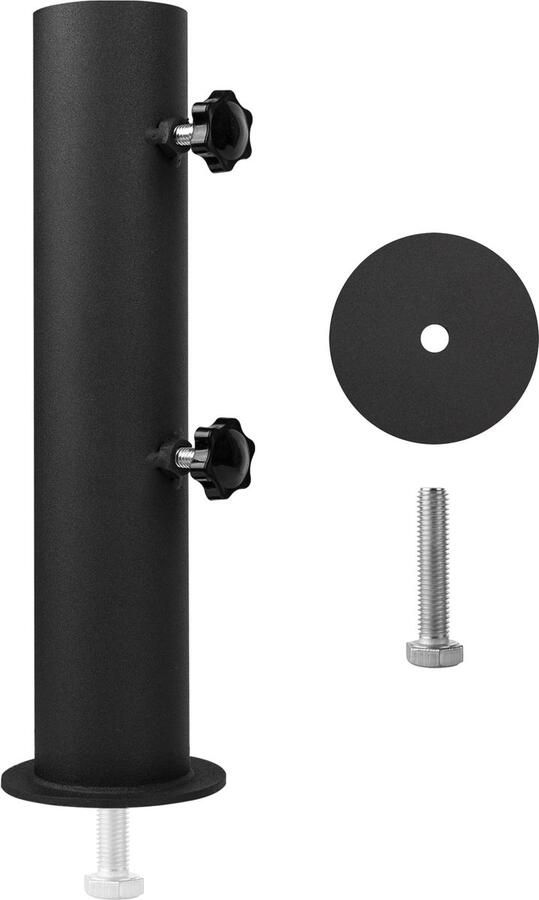 Ibenzoa Veelzijdige Roestvrij Stalen Parapluhouder voor Buitenoppervlakken en Terrasgebruik