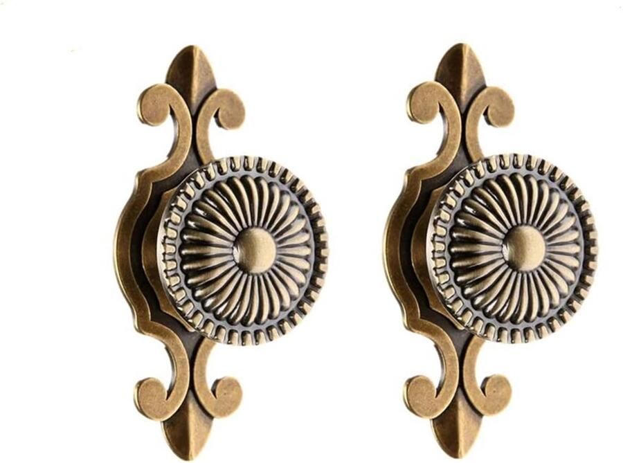 Ibenzoa Verfijnde Antieke Messing Lade- en Deurknoppen voor Meubels en Opbergoplossingen