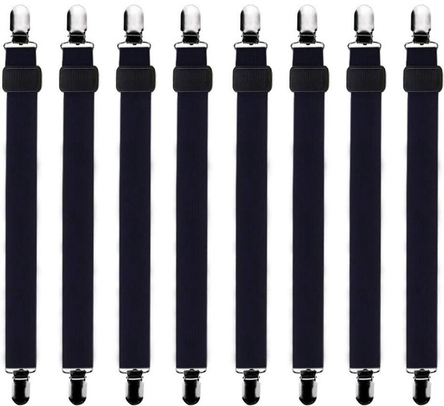 Ibenzoa Verstelbare Elastische Lakenspanners voor Betten Matrassen en Meer Universeel Gebruik