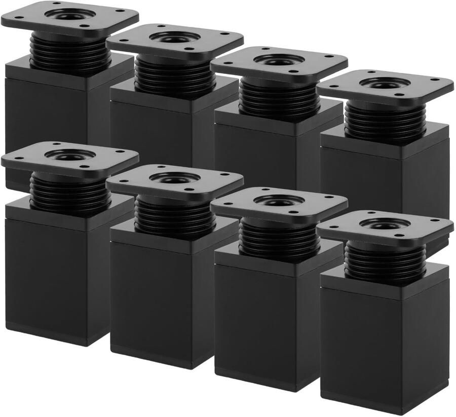 Ibenzoa Verstelbare metalen meubelpoten set van 8 stuks voor meubelprojecten