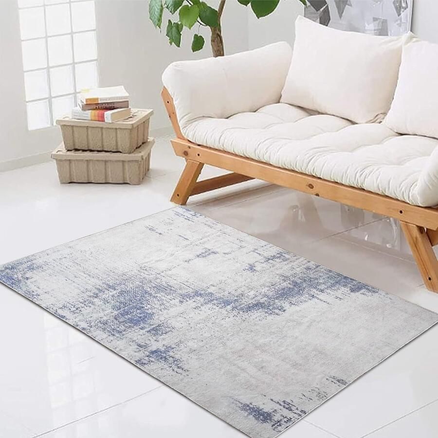 Ibenzoa Vloerkleed met Abstracte Stijl en Antislip Eigenschappen voor Interieurs