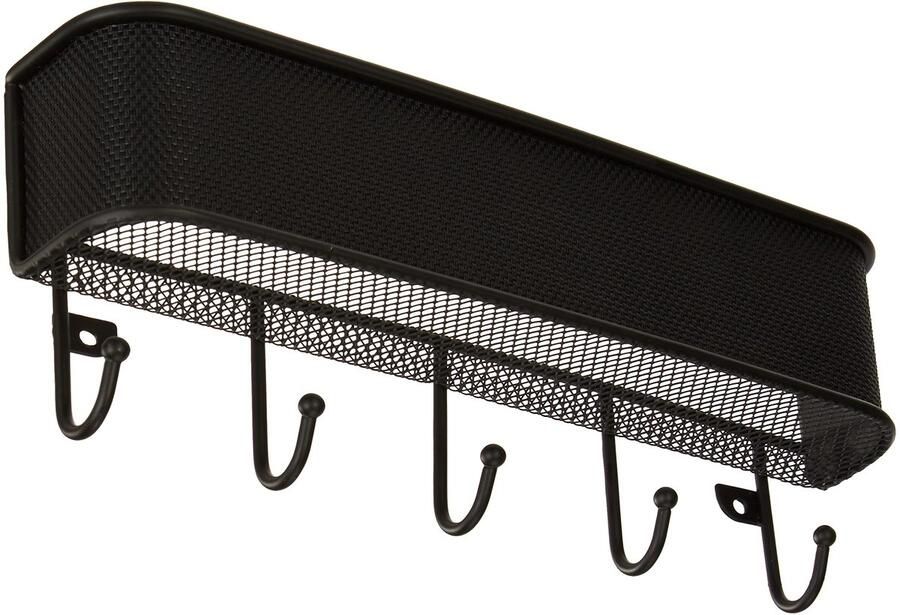 Ibenzoa Wandgemonteerd Sleutelrek met Postvak en Vijf Haken voor Ingangsorganisatie