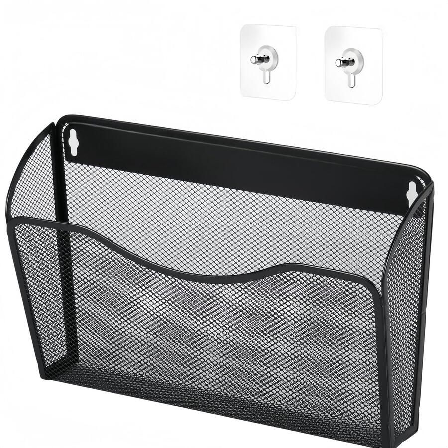 Ibenzoa Wandgemonteerde Documenthouder en Tijdschriftenhouder voor Ruimtebesparing in Huis en Kantoor