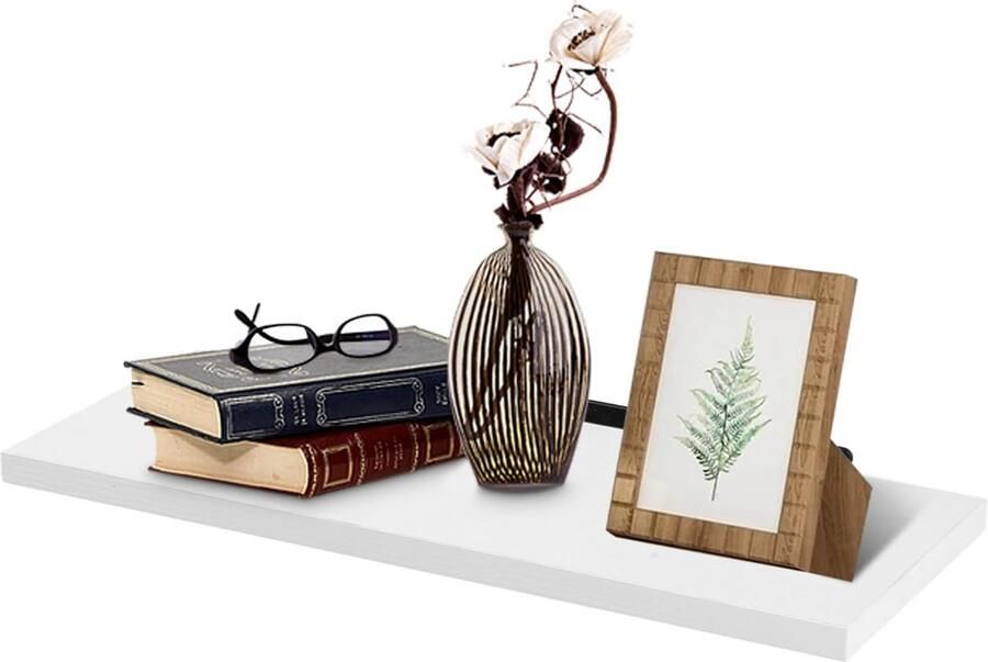 Ibenzoa Wandplank in Wit voor Moderne Interieurs en Efficiënte Ruimtebesparing