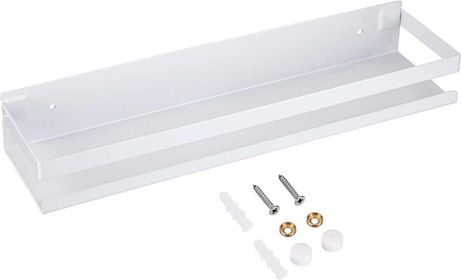 Ibenzoa Wandplank van roestvrij materiaal voor keuken en badkameropslag