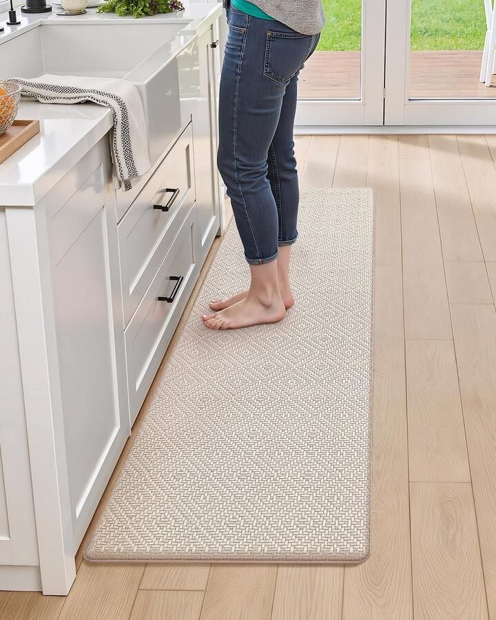 Ibenzoa Wasbare antislip keukentapijt loper met schuim voor comfortabel staan