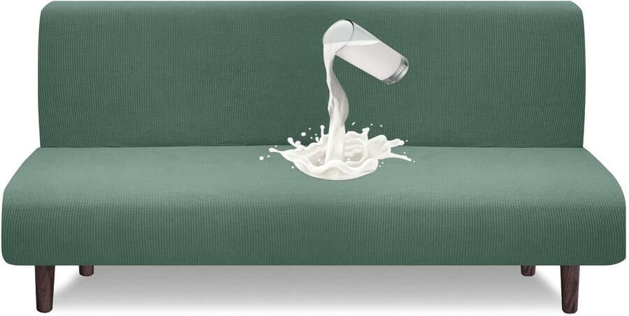 Ibenzoa Waterafstotende Futonhoes zonder Armleuningen voor Optimaal Beschermde Slaapbank in Matchagroen