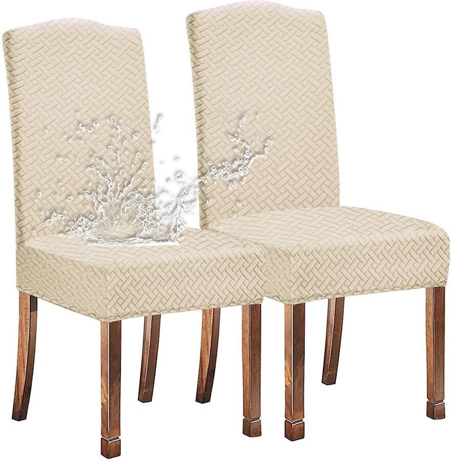 Ibenzoa Waterafstotende stoelhoezen voor eetkamerstoelen met strak en modern design