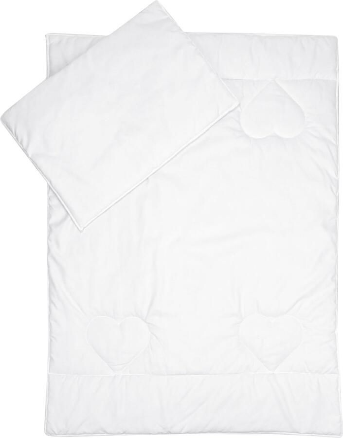 Ibenzoa Zacht en Ademend Babybed Set met Dekbed en Kussen voor Comfortabel Slapen