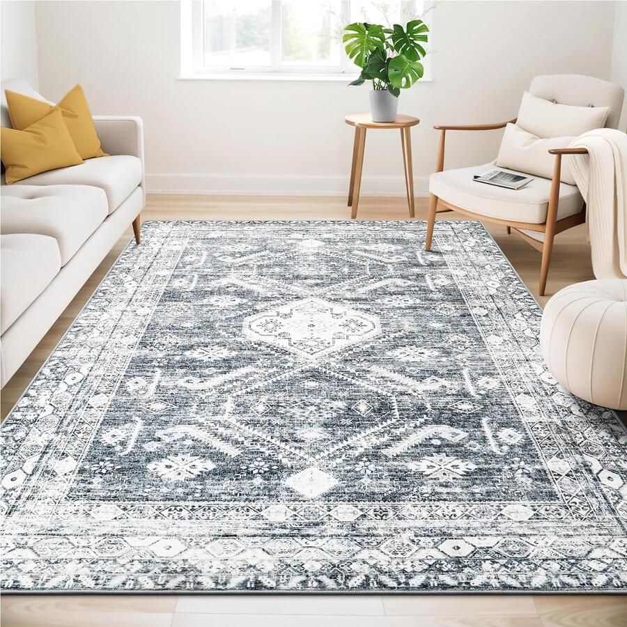 Ibenzoa Zacht en Functioneel Woonkamer- en Slaapkamertegel Vintage-Stijl 140x200 cm