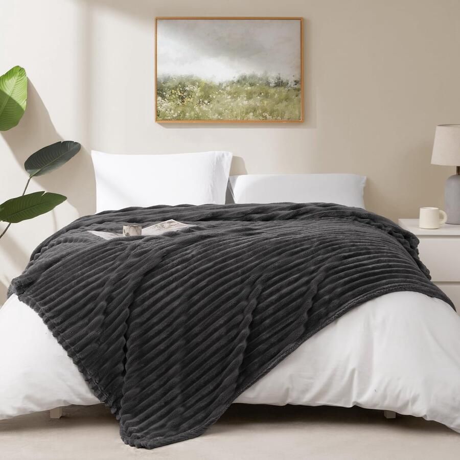 Ibenzoa Zachte en Warme 4-Seizoenen Knuffeldeken voor Bank en Bed in Kleuren en Maten