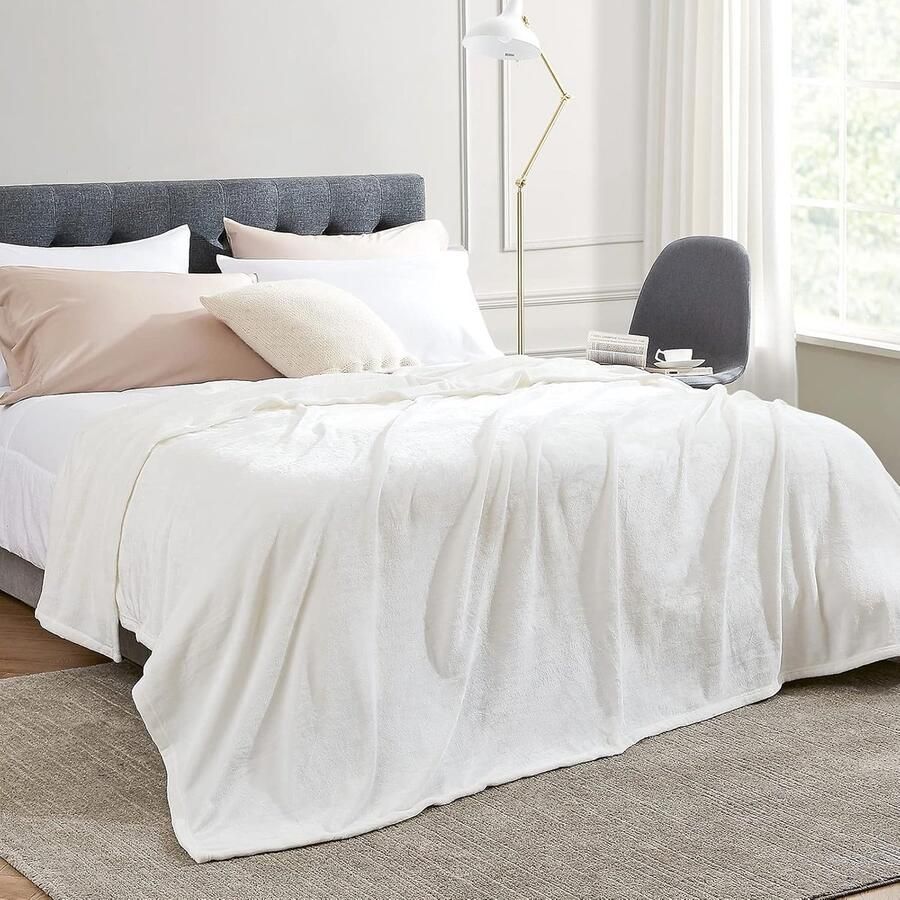 Ibenzoa Zachte en Warme Fleece Deken Perfect voor Bank of Bed Extra Zacht en Comfortabel