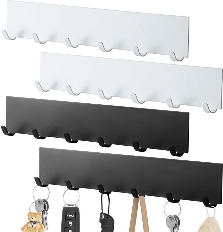 Ibenzoa Zelfklevende Metalen Kapstokhaken voor Ruimtes met Roestbescherming en Antislip Ontwerp