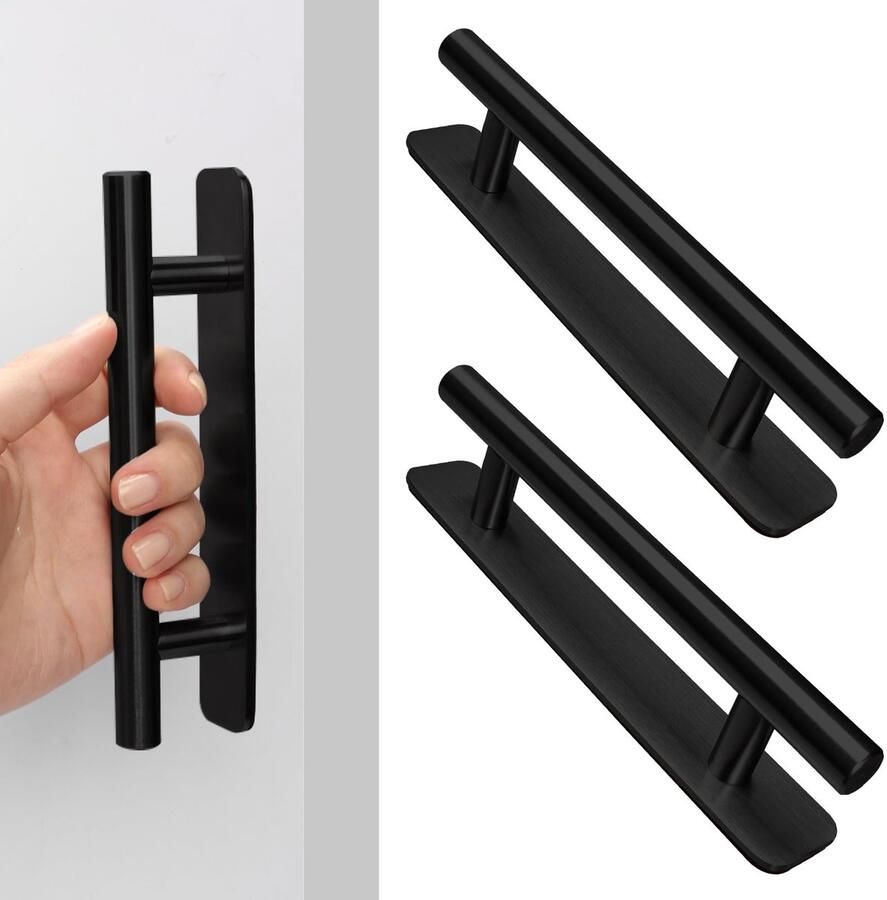 Ibenzoa Zelfklevende roestvrijstalen meubelgrepen voor kasten en deuren