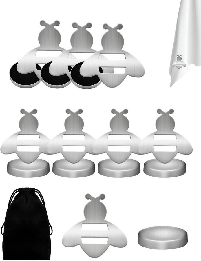 Ibenzoa Zware Tafelkleedgewichten Met Sterke Magneten Voor Outdoor Evenementen Set Van 8 Stuks