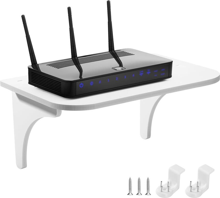 Ibenzoa Zwevend Wandrek Router & Camera Planken Zonder Boren