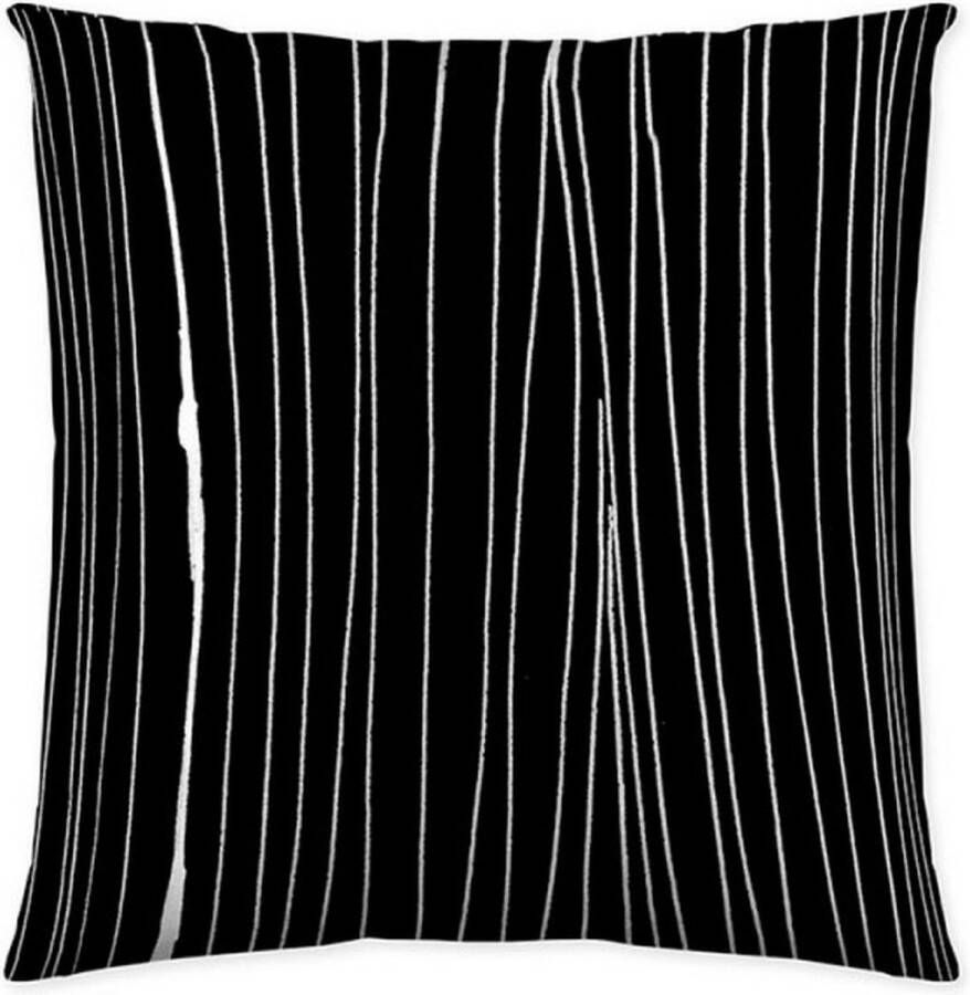 Icehome Kussenhoes Bank Decoratie Zwart Wit (60 x 60 cm)