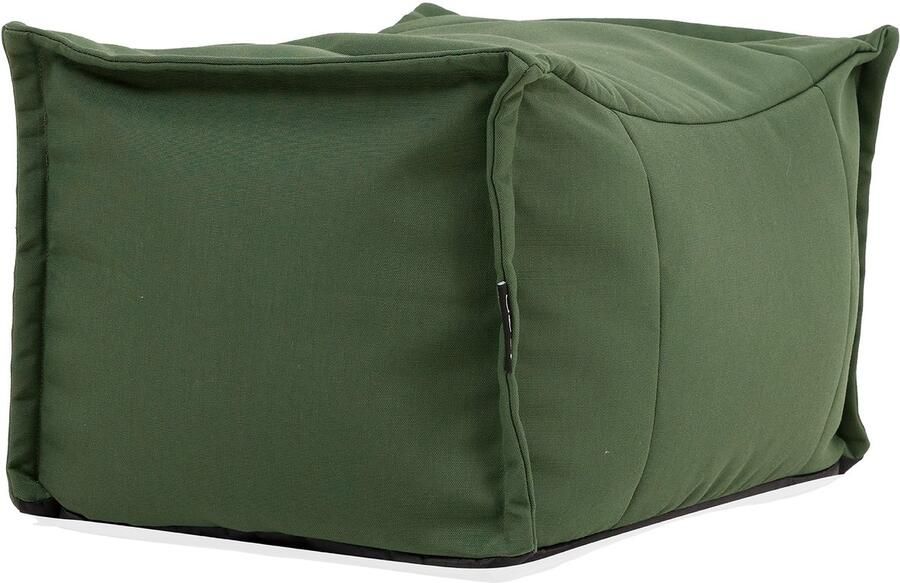 Icon Bud Olefin Voetenbank voor Binnen en Buiten Groen XL Zitzak met Vulling Poef Zitzakken